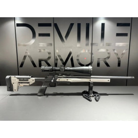 CUSTOM CZ 457 Varmint + Chassis ORYX + lunette S4  Chez DEVILLE ARMORY. Votre armurerie en ligne.
