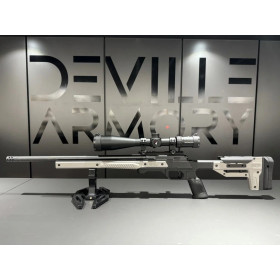 CUSTOM CZ 457 Varmint + Chassis ORYX + lunette S4  Chez DEVILLE ARMORY. Votre armurerie en ligne.