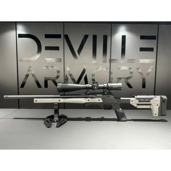 Personnalisé CZ 457 Varmint + Chassis ORYX + lunette S4