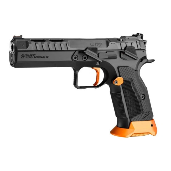 Pistolet CZ TS 3 Orange OR 9x19  Chez DEVILLE ARMORY. Votre armurerie en ligne.