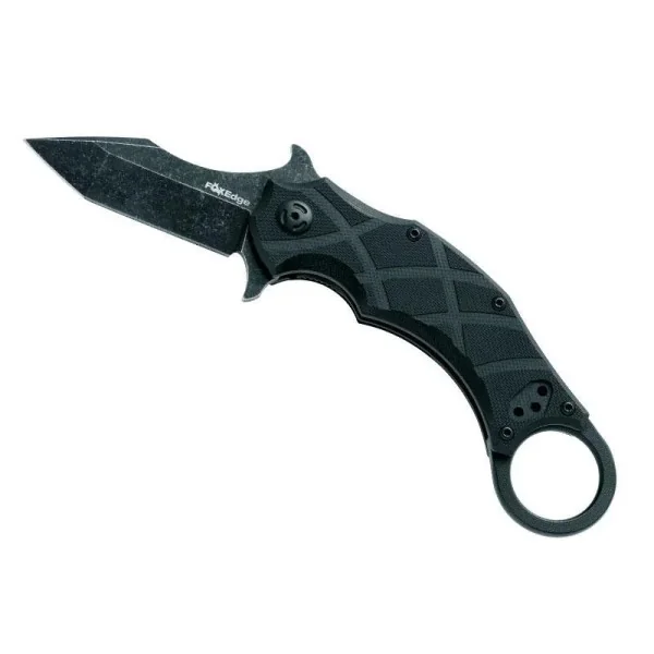 COUTEAU FOX EDGE THE CLAW G10 NOIR BLACKWASH