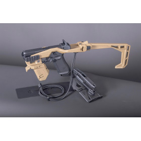 KIT STABILISATEUR RECOVER 20/20N POUR GLOCK - TAN  Chez DEVILLE ARMORY. Votre armurerie en ligne.
