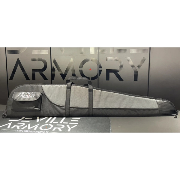 FOURREAU CARABINE DEVILLE ARMORY 123 CM NOIR/GRIS  Chez DEVILLE ARMORY. Votre armurerie en ligne.