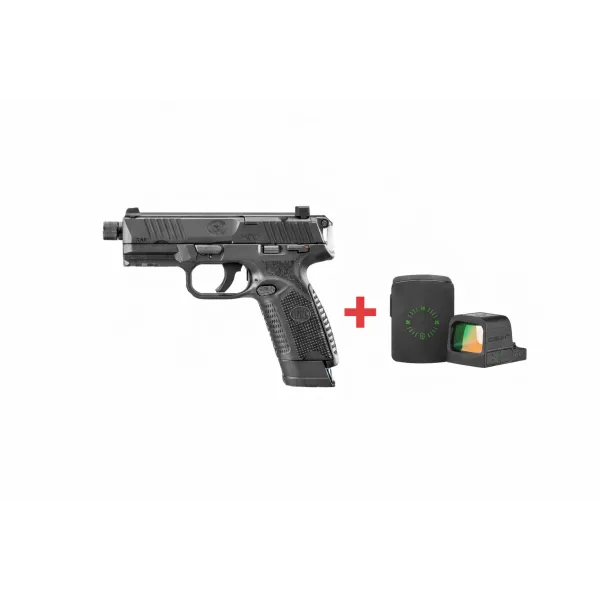 Pack pistolet FN502 Noir 22lr + Osight S
