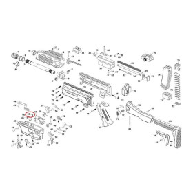 Ressort d'éjecteur CZ Scorpion EVO 3  Chez DEVILLE ARMORY. Votre armurerie en ligne.