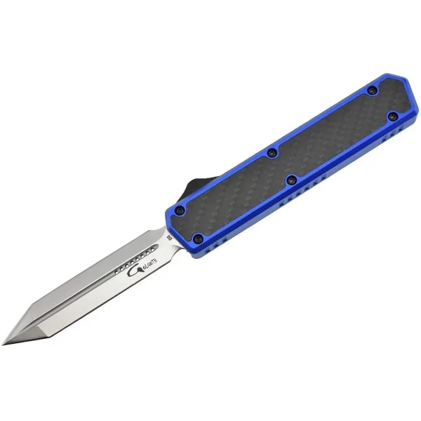 Couteau automatique Golgoth OTF lame Glaive Bleu