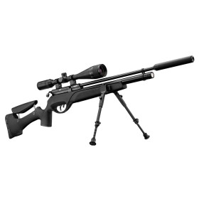 Pack carabine Gamo HPA PCP + 6-24x50 + silencieux + bipied  Chez DEVILLE ARMORY. Votre armurerie en ligne.