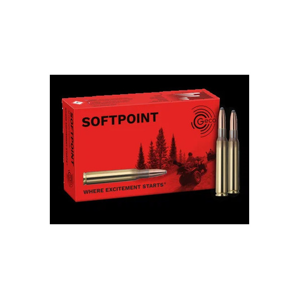 GECO 7x64 Soft point 10,7g 165grains  Chez DEVILLE ARMORY. Votre armurerie en ligne.