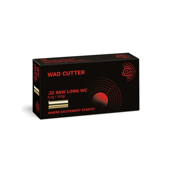 GECO .32 S&W Long Wad Cutter 6,5g