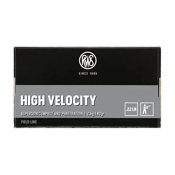 50 Cartouches RWS .22LR HIGH VELOCITY