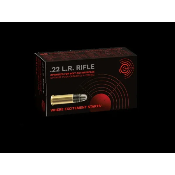 50 Cartouches GECO 22LR RIFLE