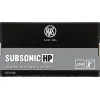50 Cartouches RWS .22LR SUBSONIC HP