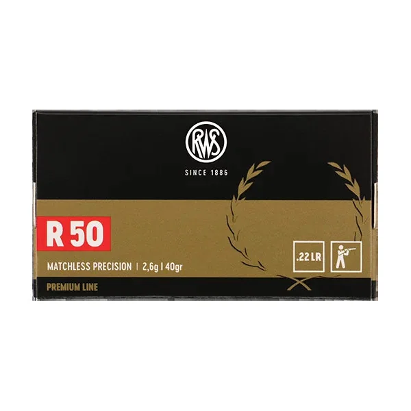 50 Cartouches RWS .22LR R50