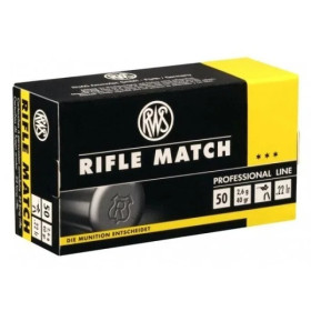 50 Cartouches RWS .22LR RIFLE MATCH