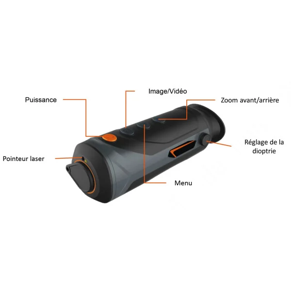 Monoculaire de vision thermique Pixfra M40