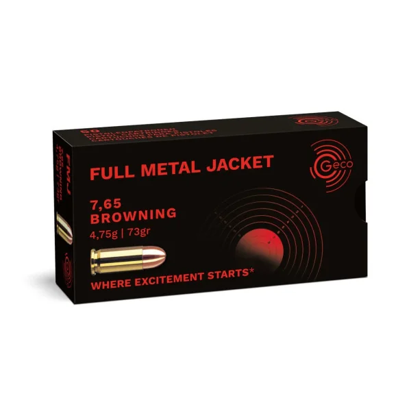 GECO 7,65mm / .32 ACP Full Metal Jacket 4,75g/73gr