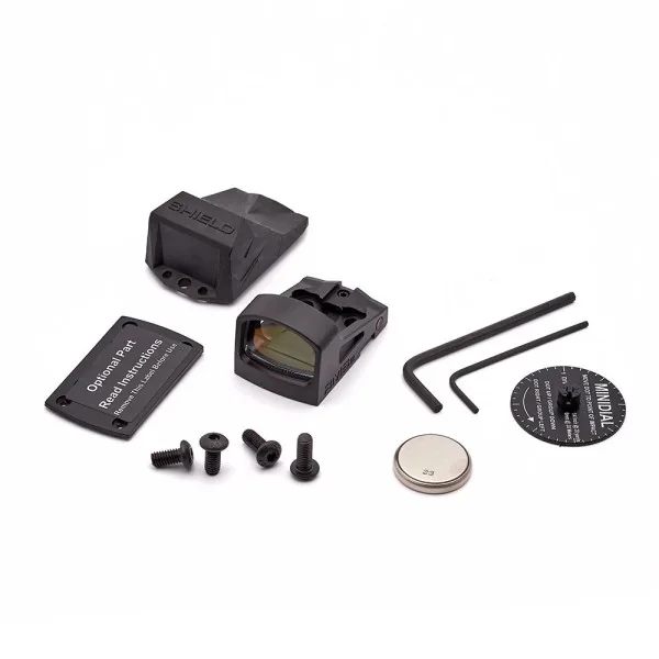 SHIELD RMS2 Reflex Mini Sight 2.0 - Lentille en verre, taille de point : 4 MOA