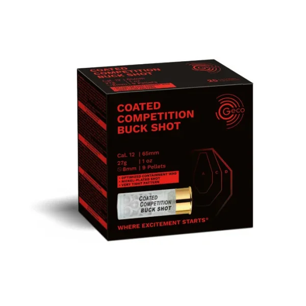 GECO COMPETITION BUCK SHOT CAL.12/65 - 27,0g /9gr