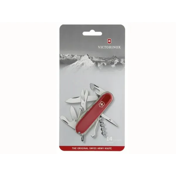 BLISTER COUTEAU VICTORINOX CLIMBER ROUGE
