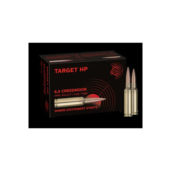 GECO 6,5 CREEDMOOR Target HP 8,4g / 50  Chez DEVILLE ARMORY. Votre armurerie en ligne.