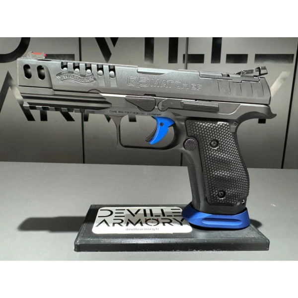 Pistolet WALTHER Q5 MATCH SF CHAMPION 9X19  Chez DEVILLE ARMORY. Votre armurerie en ligne.