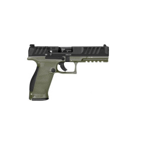 Pistolet PDP FULL SIZE WALTHER 4,5'' CAL 9X19, 18 COUPS - OD GREEN  Chez DEVILLE ARMORY. Votre armurerie en ligne.