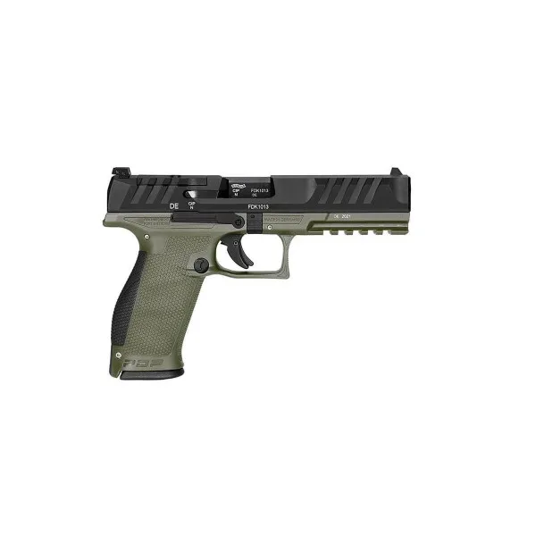 Pistolet PDP FULL SIZE WALTHER 4,5'' CAL 9X19, 18 COUPS - OD GREEN