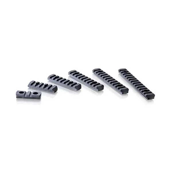 Heraarms Set de 6 rails picatinny en polymère compatible M-LOK - NOIR