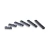 Heraarms Set de 6 rails picatinny en polymère compatible M-LOK - NOIR