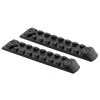Heraarms Set de 2 rails picatinny en polymère compatible KEYMOD - NOIR