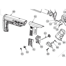 DeryaMK-12/89 SlidingButtstock  Chez DEVILLE ARMORY. Votre armurerie en ligne.