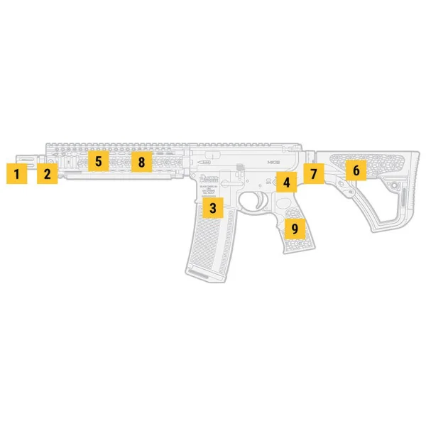 Daniel Defense MK18 5,56 x 45 mm 10,3'' FDE