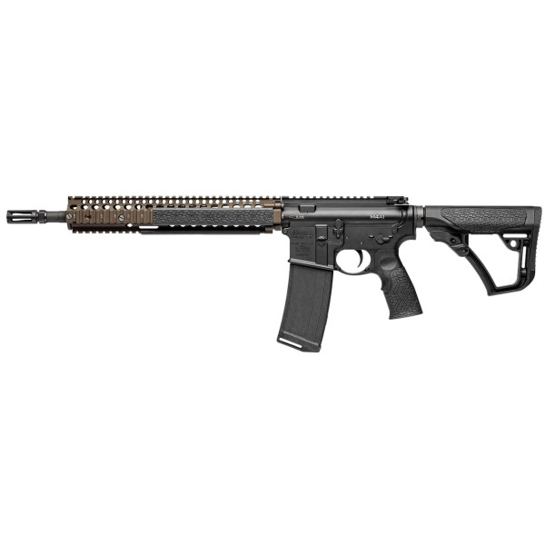 Carabine type AR15 DANIEL DEFENSE M4A1 canon 14.5''  cal. 5.56 Black - FDE  Chez DEVILLE ARMORY. Votre armurerie en ligne.
