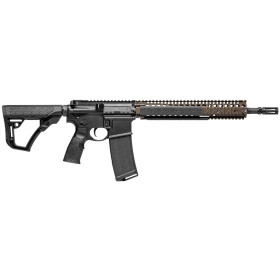 Carabine type AR15 DANIEL DEFENSE M4A1 canon 14.5''  cal. 5.56 Black - FDE  Chez DEVILLE ARMORY. Votre armurerie en ligne.