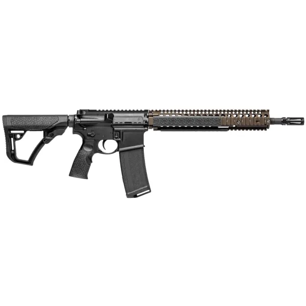 Carabine type AR15 DANIEL DEFENSE M4A1 canon 14.5'' cal. 5.56 Black - FDE