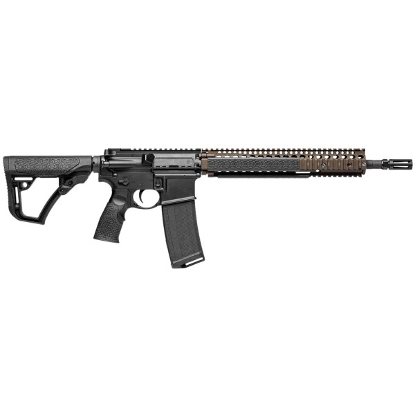 Carabine type AR15 DANIEL DEFENSE M4A1 canon 14.5''  cal. 5.56 Black - FDE  Chez DEVILLE ARMORY. Votre armurerie en ligne.