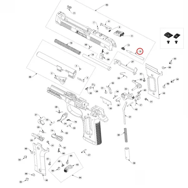 Beretta 92 / 96 / 98 Firing Pin