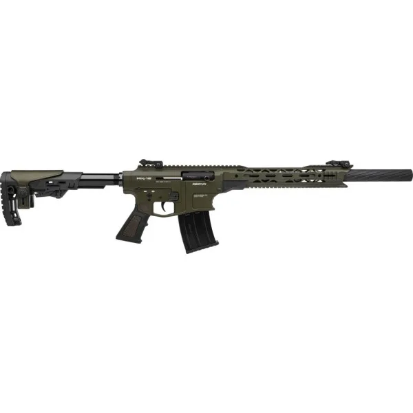 Fusil DERYA MK12 12/76 50cm Vert/Noir