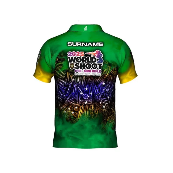 T-shirt Officiel DED Custom PCCMR Worldshoot 2025 Brésil