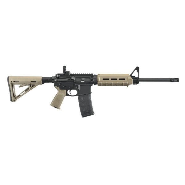 Carabine RUGER AR-556 5.56 NATO 40.9CM FDE  Chez DEVILLE ARMORY. Votre armurerie en ligne.