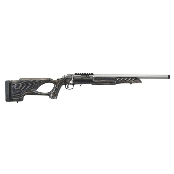 Carabine RUGER American Rimfire Target 22LR Inox  Chez DEVILLE ARMORY. Votre armurerie en ligne.