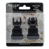 Dlg Tactical Organes de visée Flip-Up bas réglables