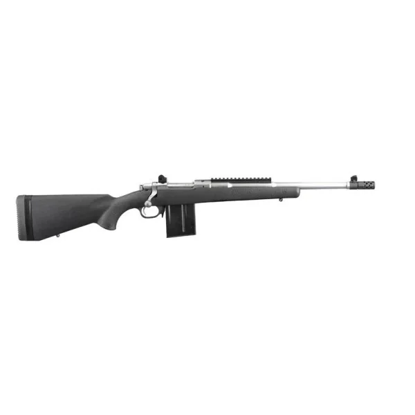 CARA RUGER GUNSITE SCOUT M77-GS 308W SYNTH CACHE FLAMME INOX 10CPS 41CM (2C)