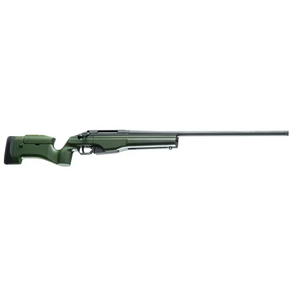 CARA SAKO TRG42 VERTE 338LM CANON ET BTE CULASSE BRONZE 27 69CM M18X1
