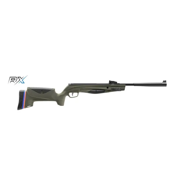 CARA AIR STOEGER RX3 TAC SYNTH HAUSSE + GUIDON CAL.4,5 7.5J VERTE RXT3002D