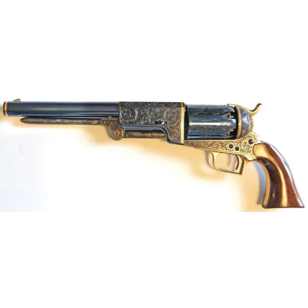 Revolver UBERTI 1847 Walker .44 Gravé Or