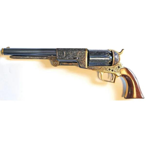Revolver UBERTI 1847 Walker .44 Gravé Or