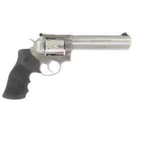 Revolver RUGER GP100 .357MAG 6" Inox Ajustable  Chez DEVILLE ARMORY. Votre armurerie en ligne.