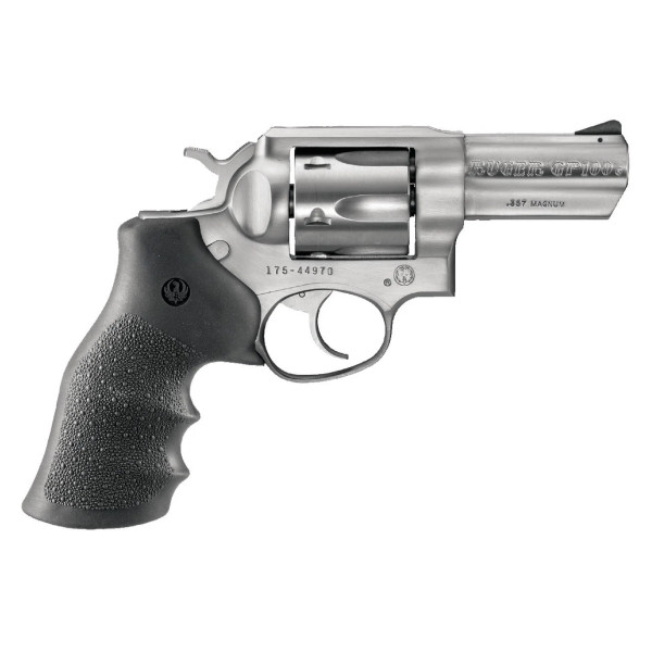 Revolver RUGER GP100 .357MAG Inox 6 cps  Chez DEVILLE ARMORY. Votre armurerie en ligne.