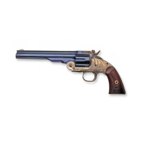 Revolver UBERTI 1875 Schofield 45COLT 7" Bleu/Jaspe  Chez DEVILLE ARMORY. Votre armurerie en ligne.